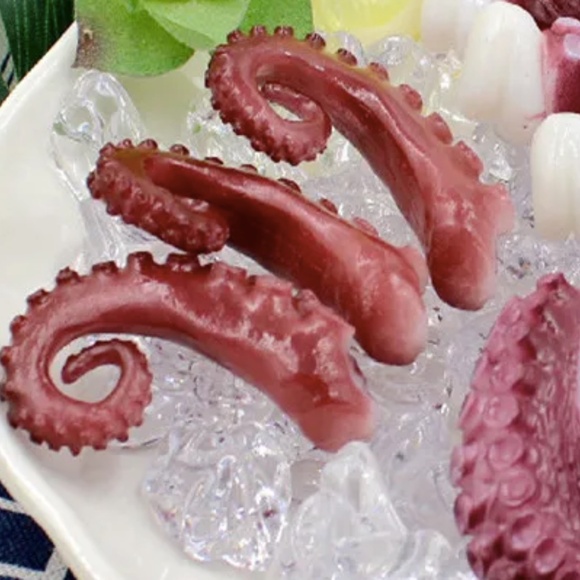 COPY - 5x simulated tentacles BNIP fake food for photography and crafts - Picture 1 of 2